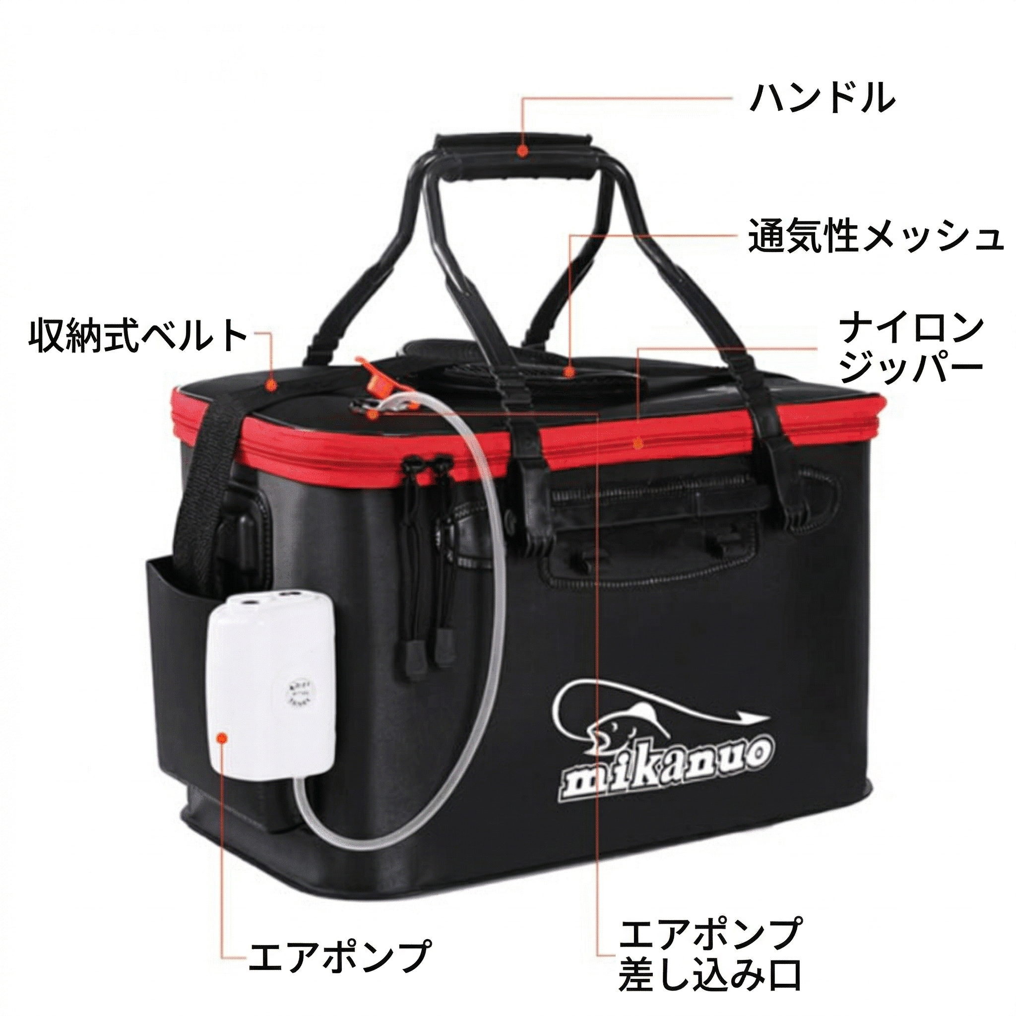 【活き餌・鮮度キープ】Sakamping 折りたたみ式 バッカン | 生き餌バケツ・大容量 | 厚手EVA素材・メッシュカバー搭載 | 持ち運び便利・多機能 | 釣り・アウトドア対応 | 1年保証付