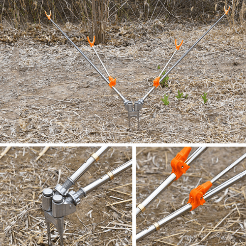 【2026年最新強化モデル】360度全方位調整可能!Sakamping 万能竿掛け | 高耐久ステンレス製・角度自由自在 | 抜群の安定感で大物にも対応 | 海釣り・川釣り・防波堤に最適 | 安心の1年保証付