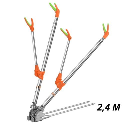 【2026年最新強化モデル】360度全方位調整可能!Sakamping 万能竿掛け | 高耐久ステンレス製・角度自由自在 | 抜群の安定感で大物にも対応 | 海釣り・川釣り・防波堤に最適 | 安心の1年保証付
