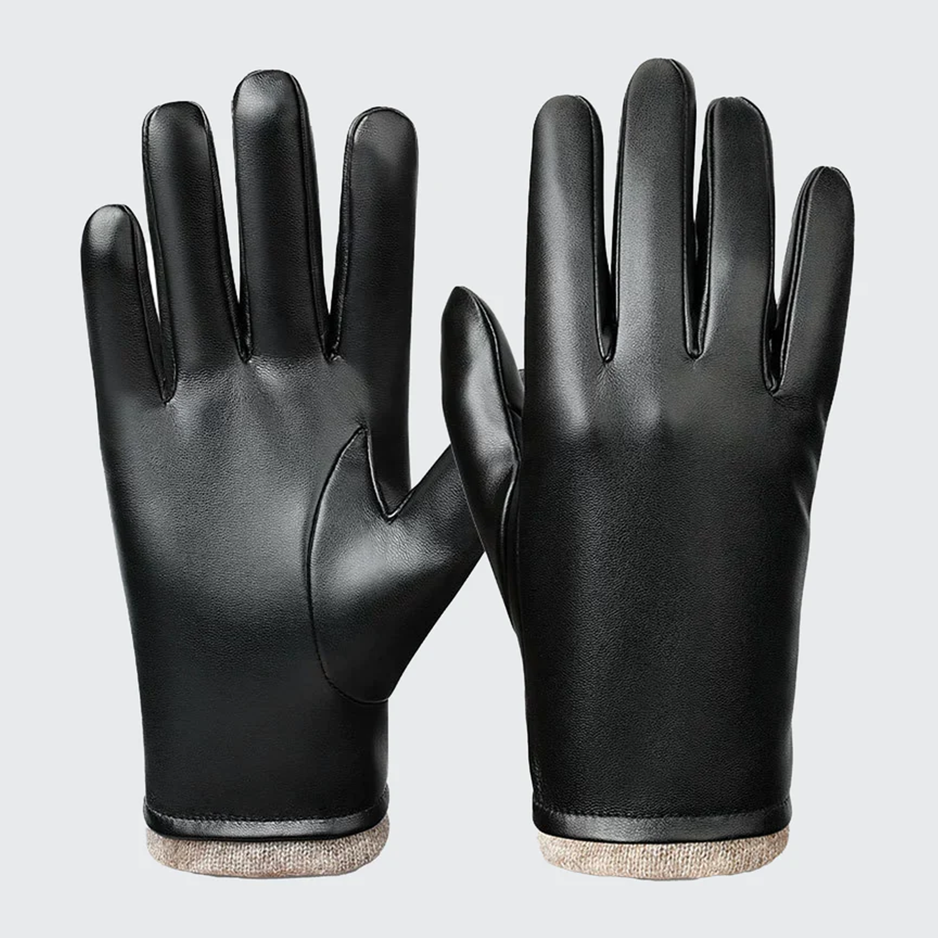 Dapper メンズ タッチスクリーン手袋 保温ライナー付き 撥水 防寒 おしゃれ 快適 スマホ対応 通勤 アウトドア対応