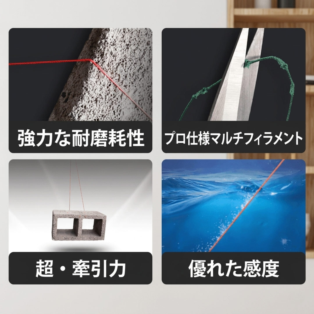 【2026年最新プロ仕様】圧倒的な強度と飛距離。Sakamping JOF 8本編みPEライン 500m | 超高感度・低伸度設計 | 摩擦に強い高密度編み | 海釣り・大物・ジギングに最適 | 安心の1年保証付