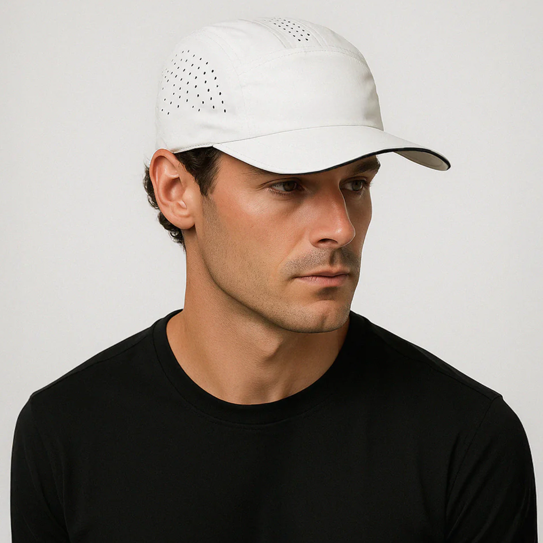 Helios UV50プラス サンキャップ 軽量 通気性 高機能 カーブブリム アウトドア用 ランニング向け