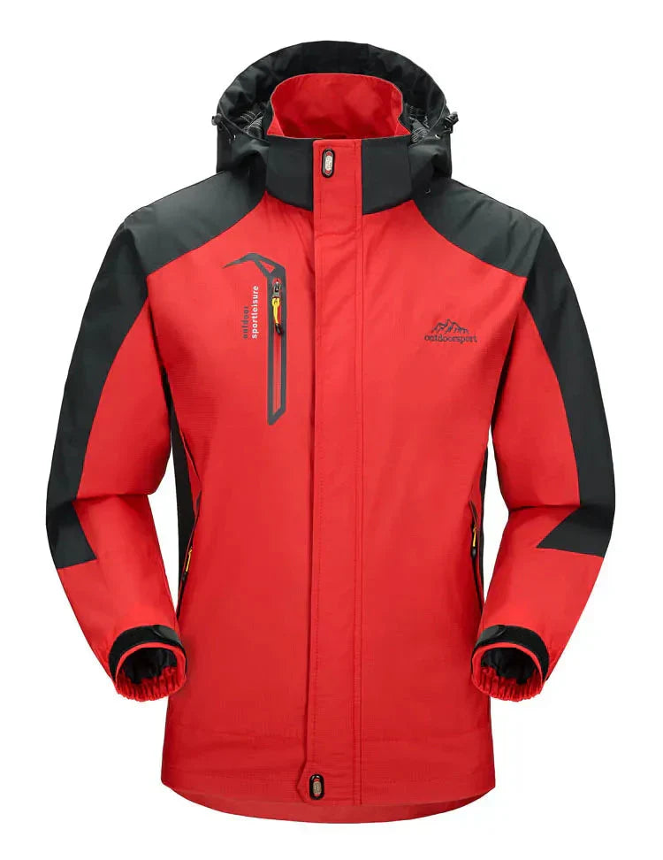 Casaco impermeável outdoor - TRVLWEGO [Vestuário - Jaquetas e Casacos - Casacos] 02 - Casaco impermeável outdoor - TRVLWEGO Pescamping Red Asian size L 