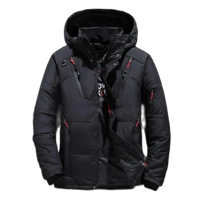 Casaco inverno outdoor - Thick [Vestuário - Jaquetas e Casacos - Casacos] 05 - Casaco inverno outdoor - Thick Pescamping Preto P 