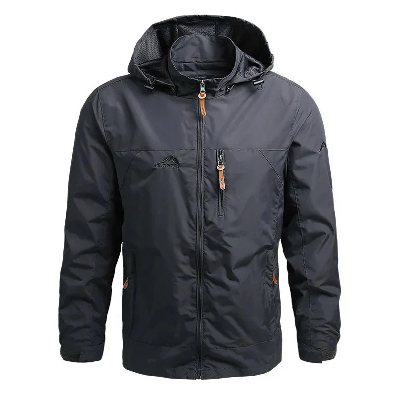 Casaco Tático Impermeável - Military [Camping - Jaquetas e Casacos - Casacos] 01 - Casaco Tático Impermeável - Military Pescamping GRAY Asian M 