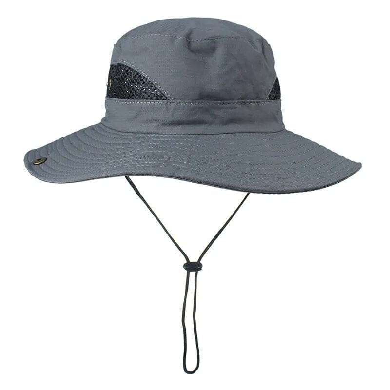 Chapéu Anti-UV - Pescador [Vestuário - Acessórios - Chapéus] 05 - Chapéu Anti-UV - Pescador Pescamping Cinza Escuro 