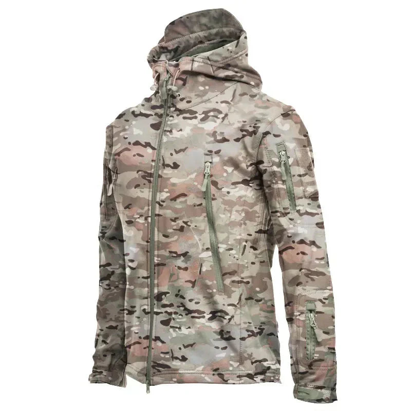 Jaqueta Tática - SoftShell [Vestuário - Jaquetas - Jaqueta] 01 - Jaqueta Tática - SoftShell Pescamping Tático P 