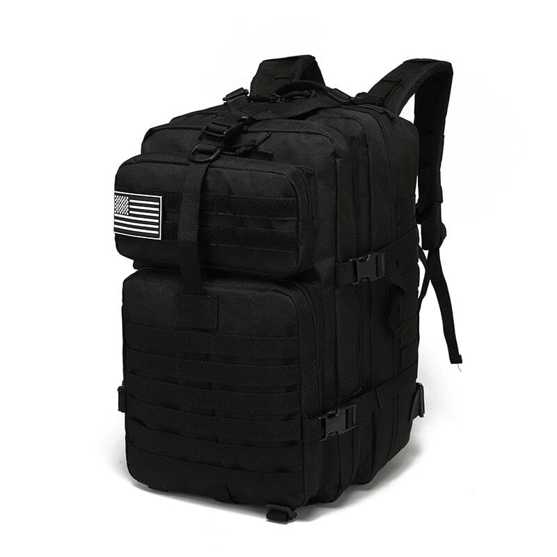 Mochila Tática Militar - Elite [Camping - Mochilas e Bags - Mochilas] 05 - Mochila Tática Militar 50L /25L Pescamping Preto China 