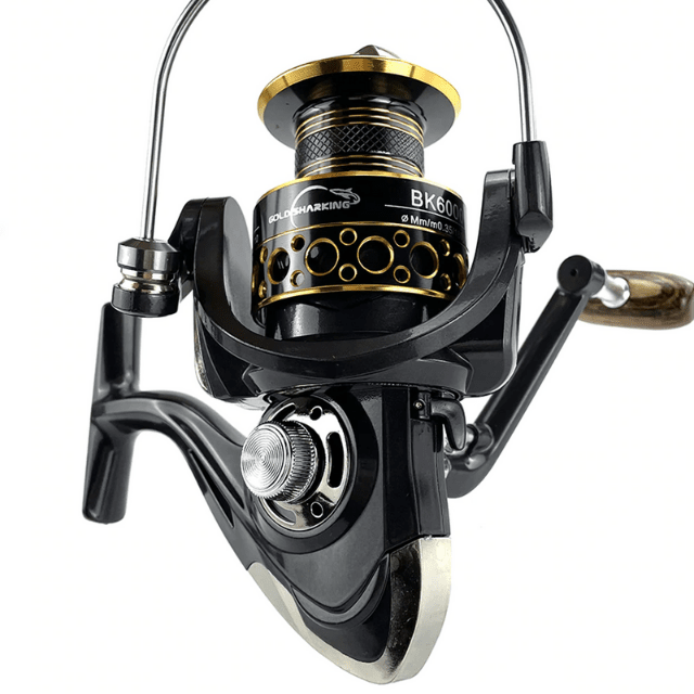 【2026年最新プロ仕様】圧倒的な巻き心地。Sakamping Gold Sharking 高性能スピニングリール | 驚異のドラグ力・超スムーズな回転 | 黄金の輝きと高耐久性を両立 | 海釣り・淡水・遠投に最適 | 今だけ1年保証付