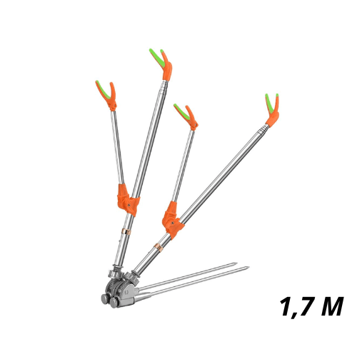 【2026年最新強化モデル】360度全方位調整可能！Sakamping 万能竿掛け | 高耐久ステンレス製・角度自由自在 | 抜群の安定感で大物にも対応 | 海釣り・川釣り・防波堤に最適 | 安心の1年保証付