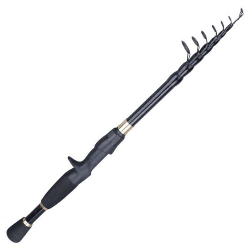 【奇跡の爆釣体験をあなたに！】カバンにスッポリ入る最強の相棒。初心者からプロまで納得の超軽量カーボン製・伸縮式ベイトロッド！いつでもどこでも、一瞬でそこが「あなたの専用釣り場」に変わる！  Sougayilang 爆釣マスター『飛龍-HIRYU-』テレスコピック・キャスティングロッド